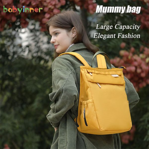 Baby Inner Mommy Bag High Capacity Women's Fashion Bag Multifunction Travel Backpack Mother Goes Out Storage 15*10.6*6.7in