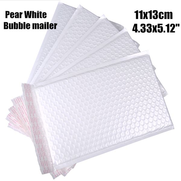 11*13cm(4.33*5.12'')20pcs/lot usable pearl white poly bubble mailer waterproof envelope padded mailing bag self sealing for gift
11*13cm(4.33*5.12'')20pcs/lot usable pearl white poly bubble mailer waterproof envelope padded mailing bag self sealing for gift