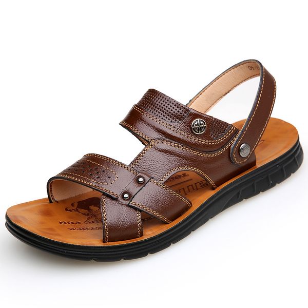 sandal men sandals summer leather sandals men outdoor shoes leather plus size 38-44, Black
sandal men sandals summer leather sandals men outdoor shoes leather plus size 38-44, Black