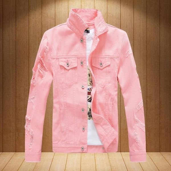 mens streetwear denim jackets korean fashion men's hip hop ripped jeans jacket coat men brand clothing black white red pink xxxl, Black;brown
mens streetwear denim jackets korean fashion men's hip hop ripped jeans jacket coat men brand clothing black white red pink xxxl, Black;brown