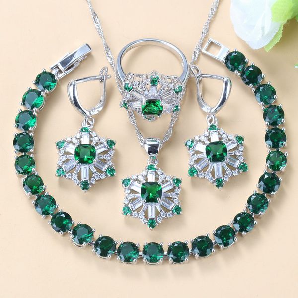 bridal costume green cubic zirconia 925 sterling silver jewelry sets for women dangle/earrings/bracelet/ring wedding jewelry
bridal costume green cubic zirconia 925 sterling silver jewelry sets for women dangle/earrings/bracelet/ring wedding jewelry