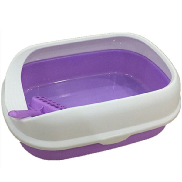 portable clean cat litter box training bedpans open cat sand litter box cat toilet trainer for pets supplies 
portable clean cat litter box training bedpans open cat sand litter box cat toilet trainer for pets supplies