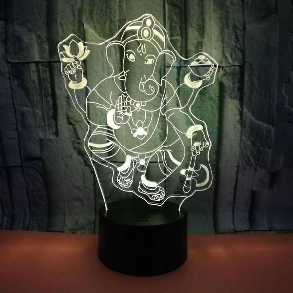 new pattern india elephant head buddhist nun colorful 3d small night-light remote control touch led gift 3d small desk lamp customized
new pattern india elephant head buddhist nun colorful 3d small night-light remote control touch led gift 3d small desk lamp customized