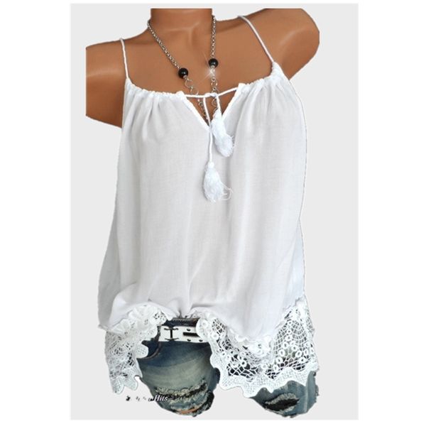 2019 fashion trend summer women casual loose simple sleeveless lace tank vest camisole soft beach leisure sun, White
2019 fashion trend summer women casual loose simple sleeveless lace tank vest camisole soft beach leisure sun, White