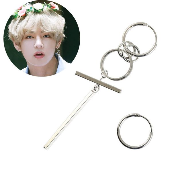 selling fashion bts korean-style long dangler earrings bulletproof boys stud, Silver
selling fashion bts korean-style long dangler earrings bulletproof boys stud, Silver