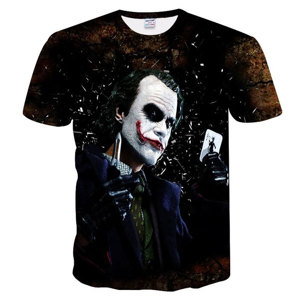 harajuku joker poker 3d print cool t shirt men women short sleeve summer tees t shirt fashion, White;black
harajuku joker poker 3d print cool t shirt men women short sleeve summer tees t shirt fashion, White;black