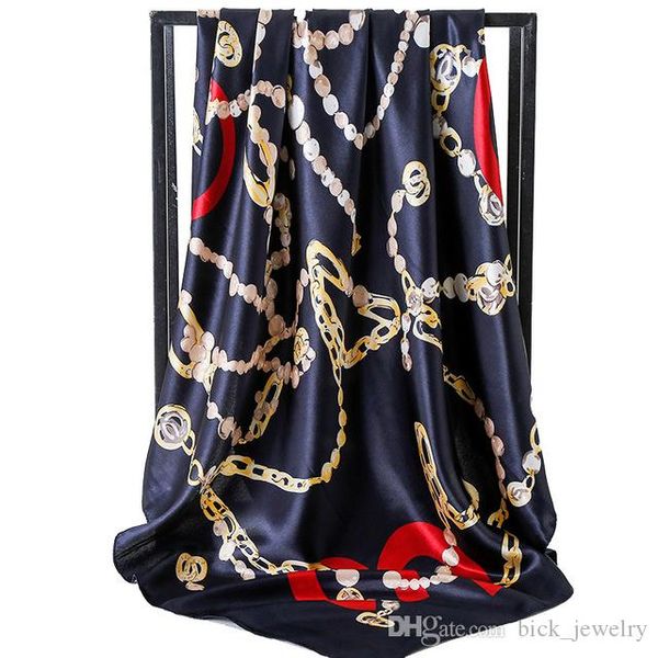 brand designer scarf for women spring letter pattern luxury scarves polyester silk long shawls 90*90 cm, Blue;gray
brand designer scarf for women spring letter pattern luxury scarves polyester silk long shawls 90*90 cm, Blue;gray