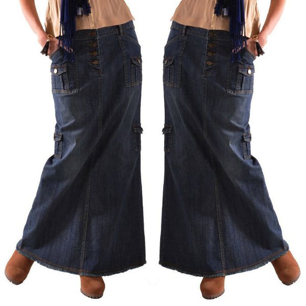 denim мульти грудь рыбьего хвост юбки женщин способа кнопка карман передней denim maxi юбка женщина повседневный сольют монтажна юбка # 0313, Black
denim мульти грудь рыбьего хвост юбки женщин способа кнопка карман передней denim maxi юбка женщина повседневный сольют монтажна юбка # 0313, Black