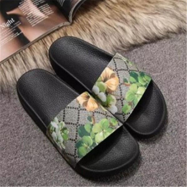 designer gg slippers luxury sandals slipper mens womens slipper designer shoes flip flops slide 35-46 hot, Black