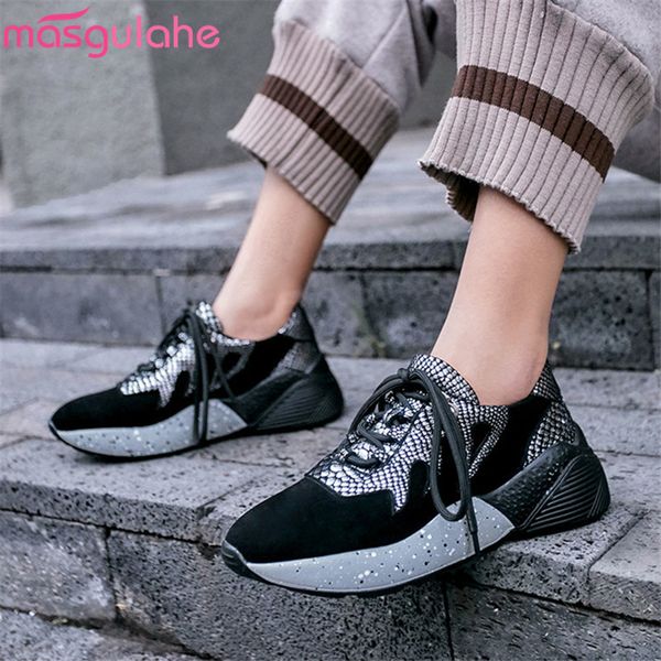 masgulahe 2019 new arrival suede leather shoes women sneakers lace up spring summer casual shoes ladies flat platform sneakers, Black
masgulahe 2019 new arrival suede leather shoes women sneakers lace up spring summer casual shoes ladies flat platform sneakers, Black