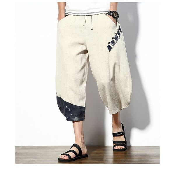 favocent sinicism store chinese style cotton harem pants men 2020 summer fashion mens trousers casual ankle-length pants 5xl, Black
favocent sinicism store chinese style cotton harem pants men 2020 summer fashion mens trousers casual ankle-length pants 5xl, Black