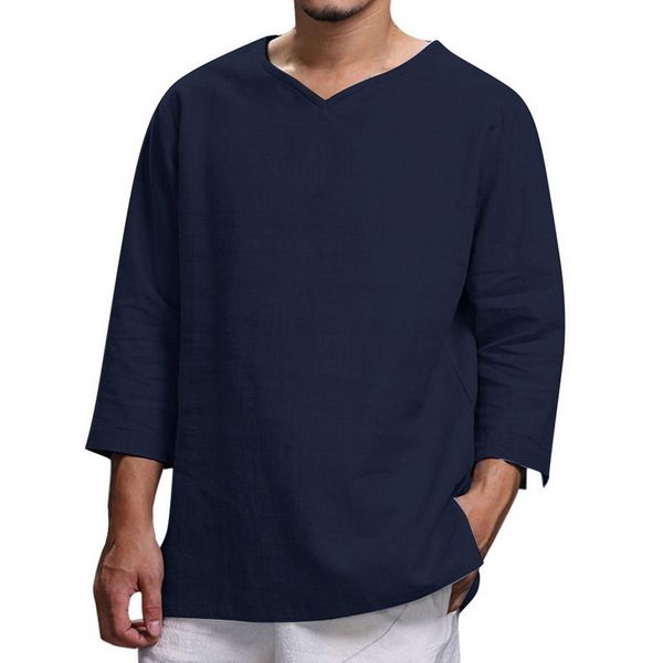 jodimitty men's casual blouse cotton linen shirt loose long sleeve solid tee shirt plus size breathable 2020, White;black
jodimitty men's casual blouse cotton linen shirt loose long sleeve solid tee shirt plus size breathable 2020, White;black