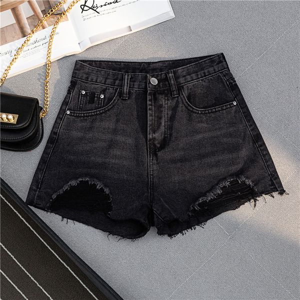 new arrival casual summer 2019 denim women shorts high waists a-lined leg-openings black short jeans, Blue
new arrival casual summer 2019 denim women shorts high waists a-lined leg-openings black short jeans, Blue