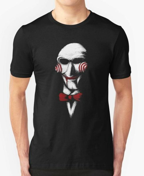 men's t-shirts saw t shirt horror film movie scary birthday present gift, White;black
men's t-shirts saw t shirt horror film movie scary birthday present gift, White;black