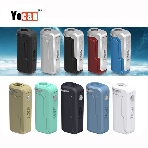 Yocan UNI Box Mod Battery 650mAh предварительный нагрев батареи переменного напряжения с магнитным адаптером 510 для Толстого масляного картриджа DHL 100% оригинал
Yocan UNI Box Mod Battery 650mAh предварительный нагрев батареи переменного напряжения с магнитным адаптером 510 для Толстого масляного картриджа DHL 100% оригинал