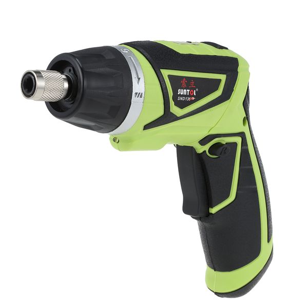 suntol snd136 eu plug battery screwdriver mini electric drill screwdriver tool set 7.2v with 6+1 torque setting
suntol snd136 eu plug battery screwdriver mini electric drill screwdriver tool set 7.2v with 6+1 torque setting