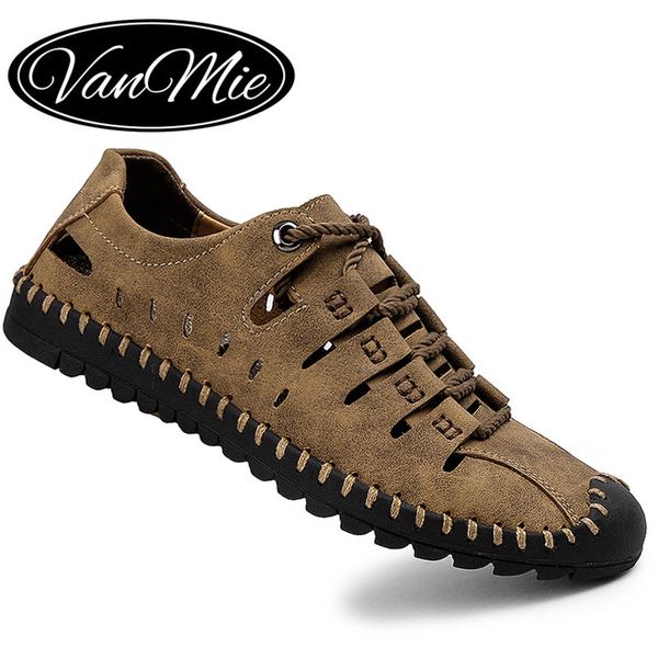 vamnie summer mens sandals beach leather sandals for men gladiator outdoor sports male summer shoes large size 38-48, Black
vamnie summer mens sandals beach leather sandals for men gladiator outdoor sports male summer shoes large size 38-48, Black