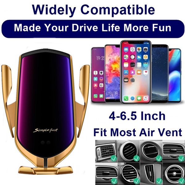 car qi wireless charger for iphone 8 plus x xs xr samsung s10 s9 automatic air vent holder fast wireless phone charger
car qi wireless charger for iphone 8 plus x xs xr samsung s10 s9 automatic air vent holder fast wireless phone charger