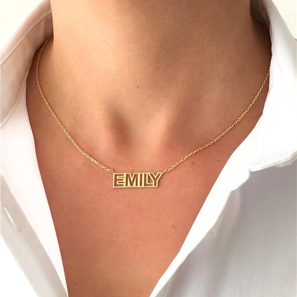 dainty cut out name necklace personalized word custom pendant necklaces women men punk jewelry stainless steel link choker, Silver
dainty cut out name necklace personalized word custom pendant necklaces women men punk jewelry stainless steel link choker, Silver