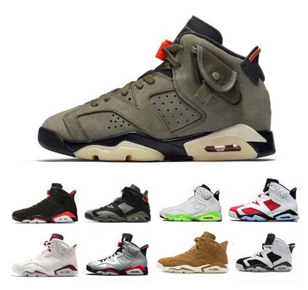 2020 men sports sneaker travis scotts x 6 retro medium olive men basketball shoes tinker infrared cactus oregon 7-13, Black
2020 men sports sneaker travis scotts x 6 retro medium olive men basketball shoes tinker infrared cactus oregon 7-13, Black