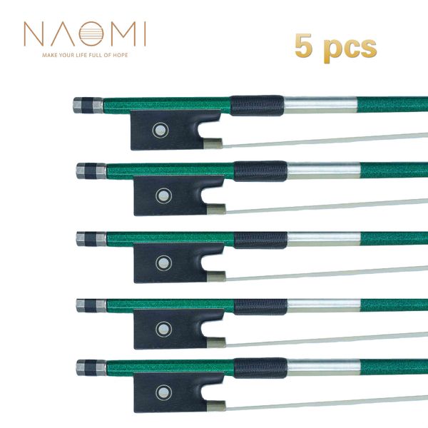naomi 5pcs 4/4 carbon fiber violin bow green carbon fiber bow well balance horse hair violin bow violin parts accessories
naomi 5pcs 4/4 carbon fiber violin bow green carbon fiber bow well balance horse hair violin bow violin parts accessories