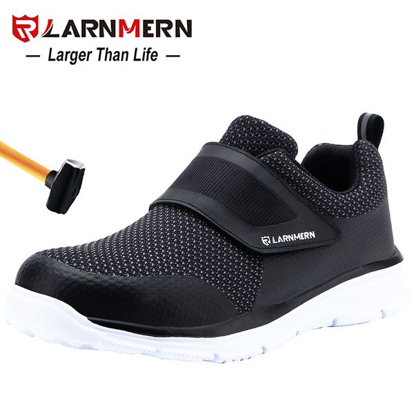 larnmern mens steel toe safety work shoes for men lightweight breathable anti-smashing anti-puncture non-slip protective shoes, Black
larnmern mens steel toe safety work shoes for men lightweight breathable anti-smashing anti-puncture non-slip protective shoes, Black