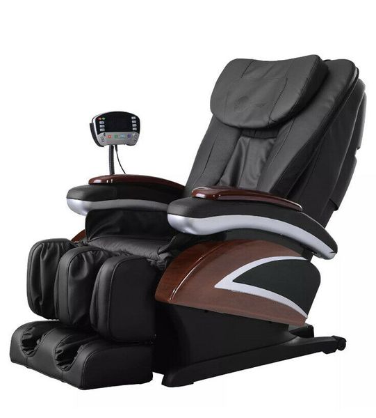 

new electric full body shiatsu massage chair recliner heat stretched foot 07c