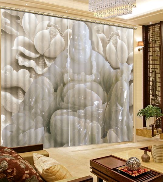 jade carving buddha statue and flowers luxury blackout 3d curtain living room bedroom drapes cortinas customized size
jade carving buddha statue and flowers luxury blackout 3d curtain living room bedroom drapes cortinas customized size