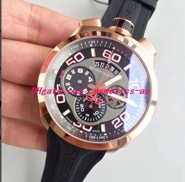 13 style luxury wristwatch new authentic 68 quartz chronograph black pvd rubber strap watch 45mm men watches, Slivery;brown
13 style luxury wristwatch new authentic 68 quartz chronograph black pvd rubber strap watch 45mm men watches, Slivery;brown
