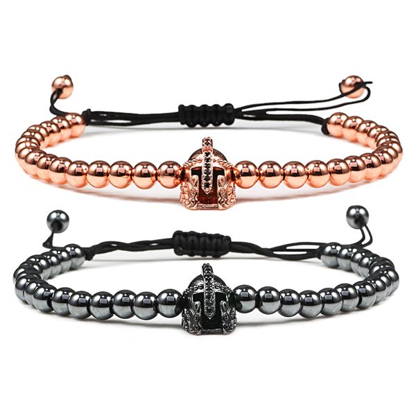 charm men bracelet 5mm gold silver copper beads warrior helmet handmade adjustable rope bracelets bangles for women jewelry gift, Black
charm men bracelet 5mm gold silver copper beads warrior helmet handmade adjustable rope bracelets bangles for women jewelry gift, Black