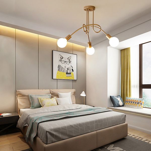 bedroom living room lamp nordic japanese style simple personality golden black white chandelier modern minimalist creative lamp
bedroom living room lamp nordic japanese style simple personality golden black white chandelier modern minimalist creative lamp