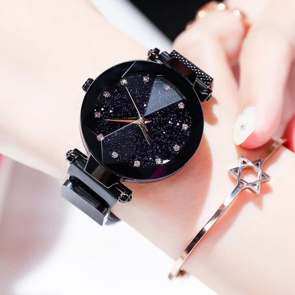 luxury starry sky stainless steel mesh bracelet watches for women crystal analog quartz wristwatches ladies sports dress clock, Slivery;brown
luxury starry sky stainless steel mesh bracelet watches for women crystal analog quartz wristwatches ladies sports dress clock, Slivery;brown