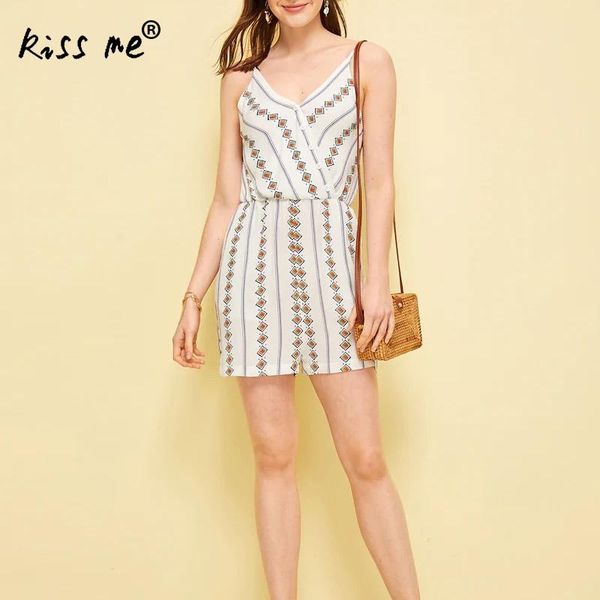 sling womens beach jumpsuit geometric printed female rompers bohemian short straps sleeveless summer fashion beach women, Blue;gray
sling womens beach jumpsuit geometric printed female rompers bohemian short straps sleeveless summer fashion beach women, Blue;gray