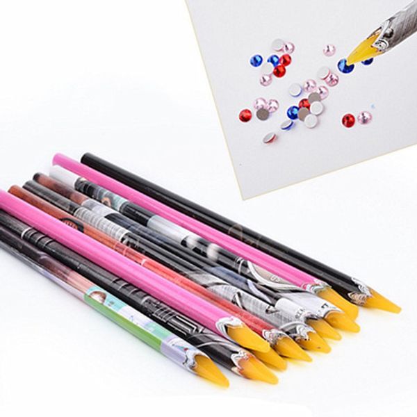 nail wax picker pen pencil picking tools nail art crystal bead decorations dotting pens art tools, Silver
nail wax picker pen pencil picking tools nail art crystal bead decorations dotting pens art tools, Silver