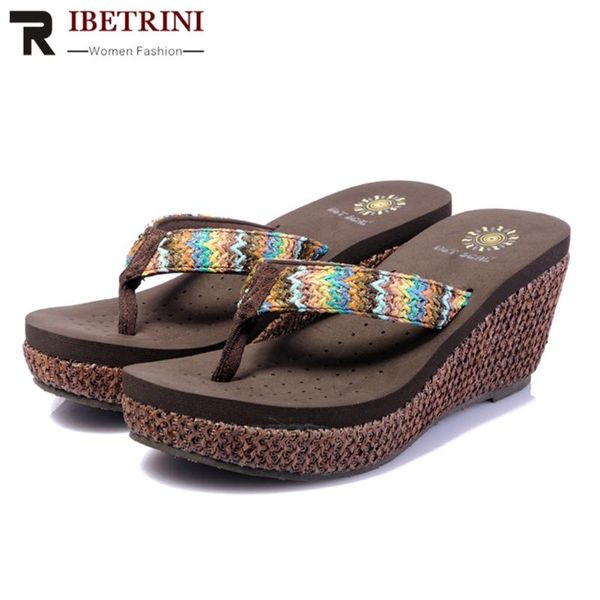 ribetrini retro women flip flop shoes women mixed color platform slip on outdoor slippers wedges casual beach slippers, Black
ribetrini retro women flip flop shoes women mixed color platform slip on outdoor slippers wedges casual beach slippers, Black