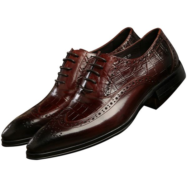 large size eur45 tan / black serpentine oxfords shoes mens business dress shoes genuine leather social male wedding
large size eur45 tan / black serpentine oxfords shoes mens business dress shoes genuine leather social male wedding