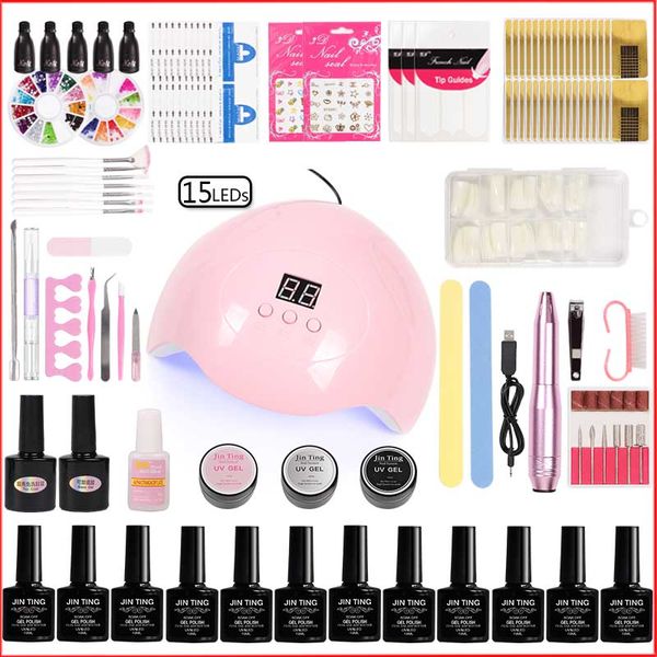 everything for manicure set acrylic nail kit 12 color led uv lamp 2000rpm electric manicure machine gel nail polish set tools
everything for manicure set acrylic nail kit 12 color led uv lamp 2000rpm electric manicure machine gel nail polish set tools