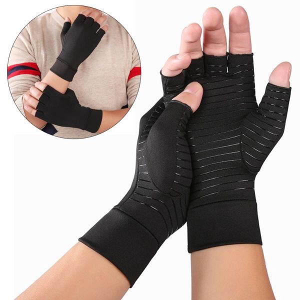 1 pair womens mens fiber therapy compression gloves hand arthritis joint pain relief half full finger therapy gloves, Black;red
1 pair womens mens fiber therapy compression gloves hand arthritis joint pain relief half full finger therapy gloves, Black;red