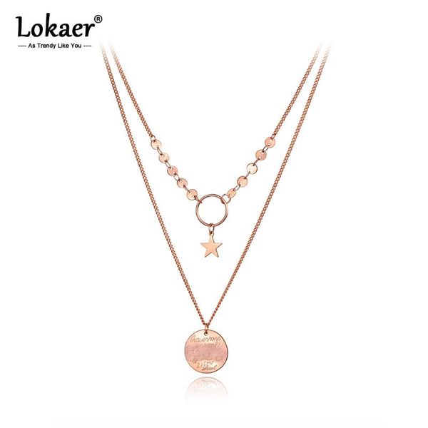 lokaer bohemia stainless steel double layer star charm choker necklaces beach jewelry chain pendant necklace for women n20065, Silver
lokaer bohemia stainless steel double layer star charm choker necklaces beach jewelry chain pendant necklace for women n20065, Silver