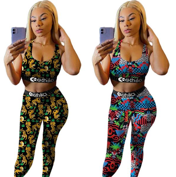 fashion design women tracksuit sports push up bra vest + leggings pants two piece outfits tiger print swimwear material sportswear suit s-xl, White
fashion design women tracksuit sports push up bra vest + leggings pants two piece outfits tiger print swimwear material sportswear suit s-xl, White