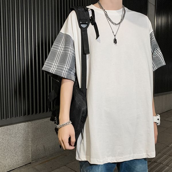 t shirt for men funny men's spring harajuku short-sleeved men's loose half-sleeve shirt white stitching t-shirt ing, White;black
t shirt for men funny men's spring harajuku short-sleeved men's loose half-sleeve shirt white stitching t-shirt ing, White;black