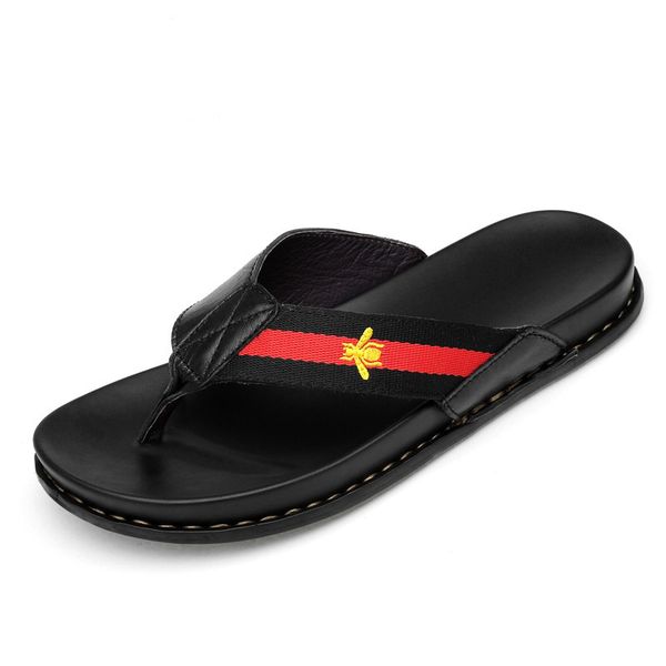 weh men luxury shoes genuine leather brand slippers men summer beach sandals designer flip flops breathable non-slip slides y200706, Black
weh men luxury shoes genuine leather brand slippers men summer beach sandals designer flip flops breathable non-slip slides y200706, Black