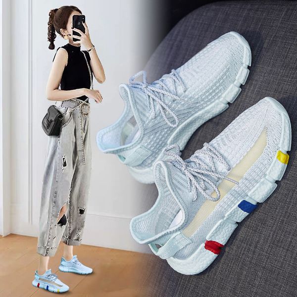 sneakers women shoes 2020 autumn new air mesh breathable flying shoes woman lace up soft bottom students casual plus size, Black
sneakers women shoes 2020 autumn new air mesh breathable flying shoes woman lace up soft bottom students casual plus size, Black