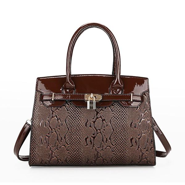 женщины сумка урожай змея патентный pattern горячие сумки повседневная tote мода женщин сумка на ремне топ-handle кошелек 2020
женщины сумка урожай змея патентный pattern горячие сумки повседневная tote мода женщин сумка на ремне топ-handle кошелек 2020