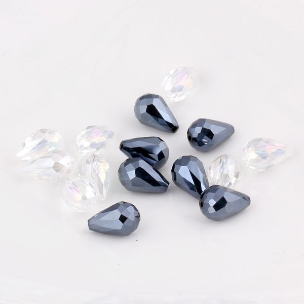 10pcs/lot magical color transparent grey faceted crystal czech glass water droplets beads for jewelry accessories making diy, Blue;slivery
10pcs/lot magical color transparent grey faceted crystal czech glass water droplets beads for jewelry accessories making diy, Blue;slivery
