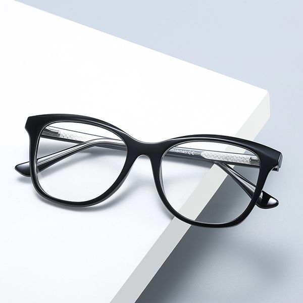 blue light proof glasses frame fashion plain eyeglasses tr90 spring myopia glasses frame, White;black
blue light proof glasses frame fashion plain eyeglasses tr90 spring myopia glasses frame, White;black