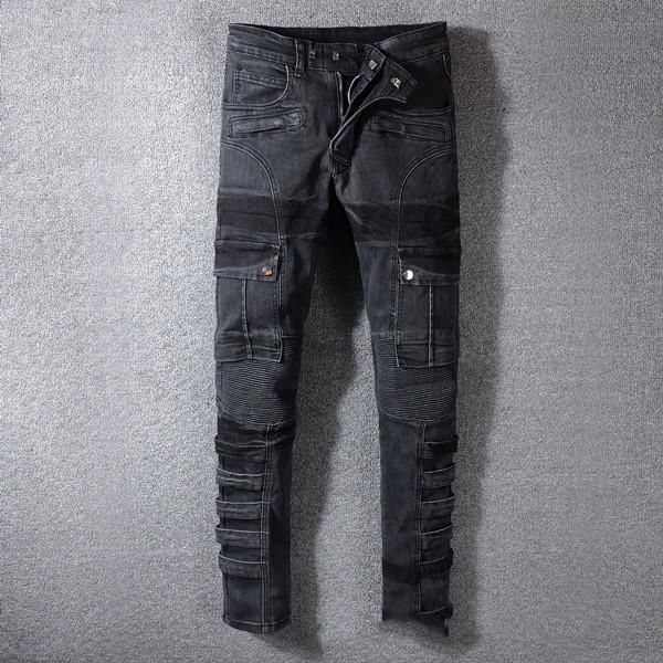 mens 2019 luxury designer pants fashion designer men jeans slim motorcycle moto biker causal mens denim pants hip hop men jeans, Blue
mens 2019 luxury designer pants fashion designer men jeans slim motorcycle moto biker causal mens denim pants hip hop men jeans, Blue