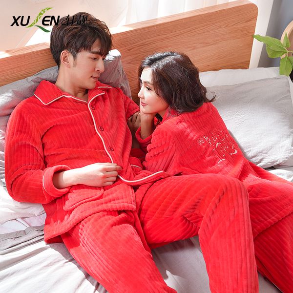 couple pajama set bride bridesmaid sleepwear winter sleep and lounge men women night wear plus size home suits and pants, Blue;gray
couple pajama set bride bridesmaid sleepwear winter sleep and lounge men women night wear plus size home suits and pants, Blue;gray