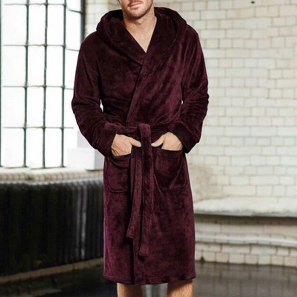 fashion casual mens bathrobes flannel robe v neck long sleeve couple men woman robe plush shawl kimono warm male bathrobe coat, Black;brown
fashion casual mens bathrobes flannel robe v neck long sleeve couple men woman robe plush shawl kimono warm male bathrobe coat, Black;brown