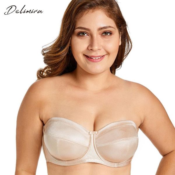 bras delimira women's no padding underwire ultra support convertible strapless bra, Red;black
bras delimira women's no padding underwire ultra support convertible strapless bra, Red;black